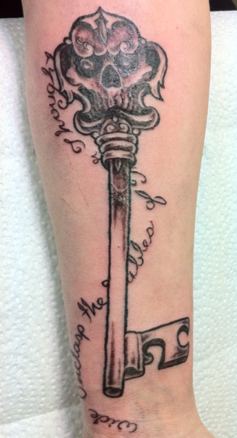  liked skeleton keys that fit well with the quote saskatoon tattoo